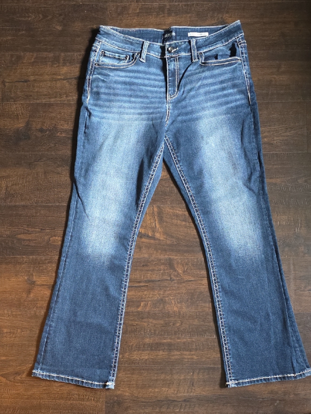 Daytrip Women's Mid-Rise Blue Denim Jeans